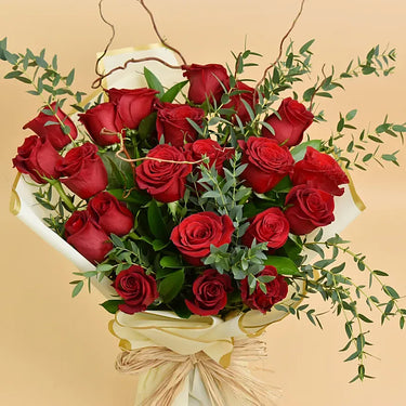 Bouquet of 20 Red Roses